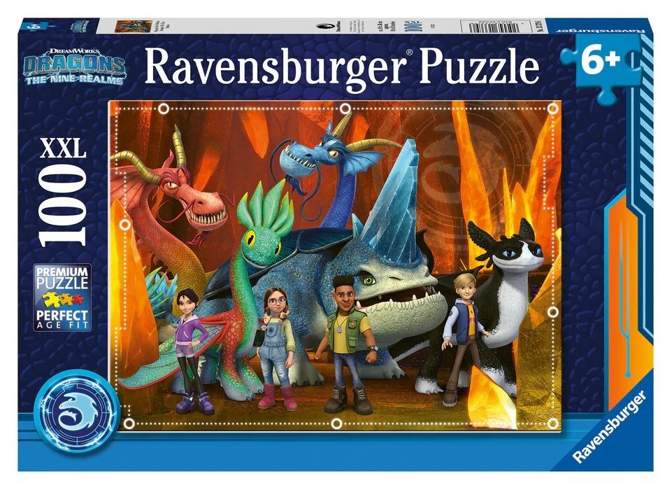 Ravensburger: How To Train Your Dragons Realms - XXL Piece Puzzle (100pc Jigsaw)