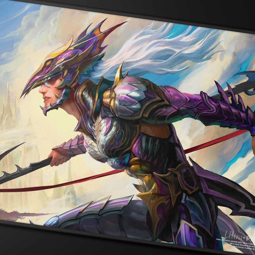 Ultra Pro: MTG x Final Fantasy - Black Stitched Playmat Premium (Kain, Traitorous Dragoon)
