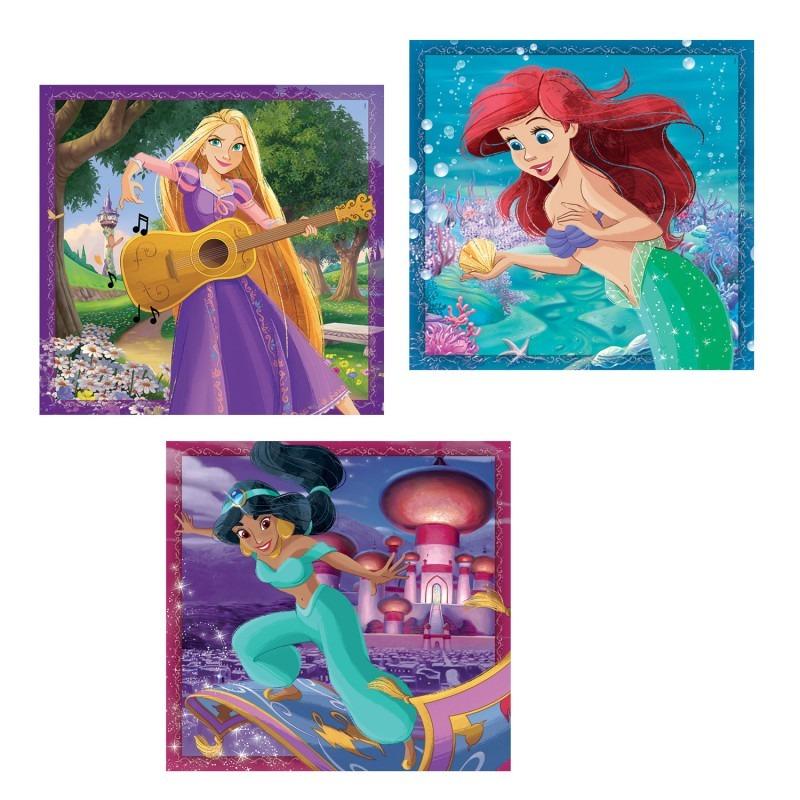 Clementoni: Diseny Princess - Puzzles (3x48pc Jigsaws)