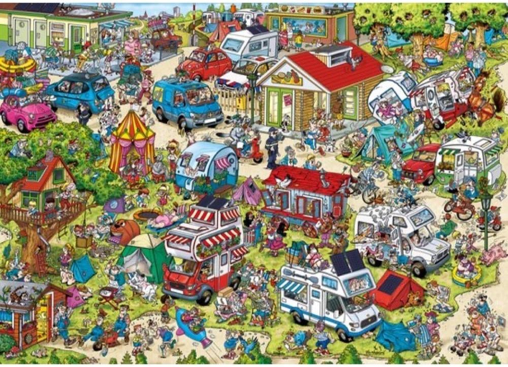 Ravensburger: Holiday Park - The Campsite Puzzle (1000pc Jigsaw)