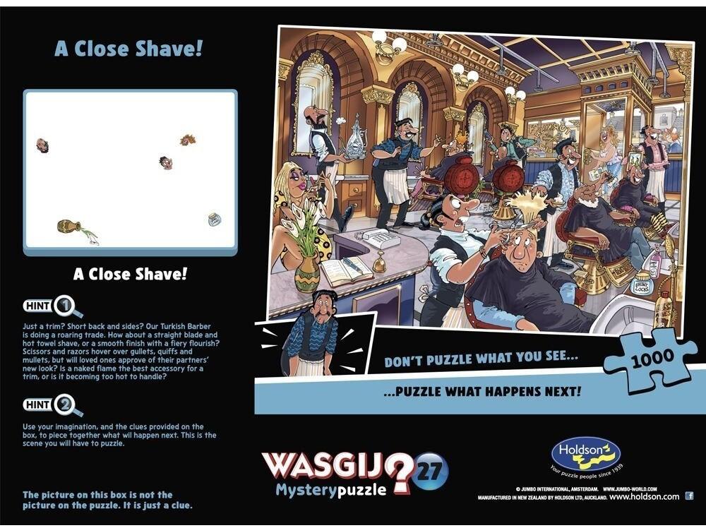 Wasgij Mystery #27: A Close Shave (1000pc Jigsaw)