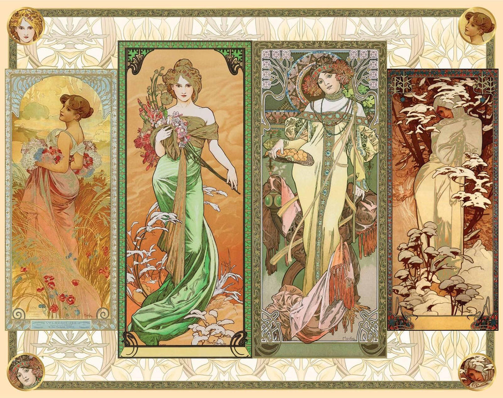 Hinkler: Mindbogglers Gold - The Seasons Puzzle (1000pc Jigsaw)