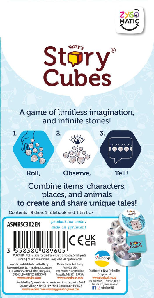 Rory's Story Cubes: Actions (Dice Game)