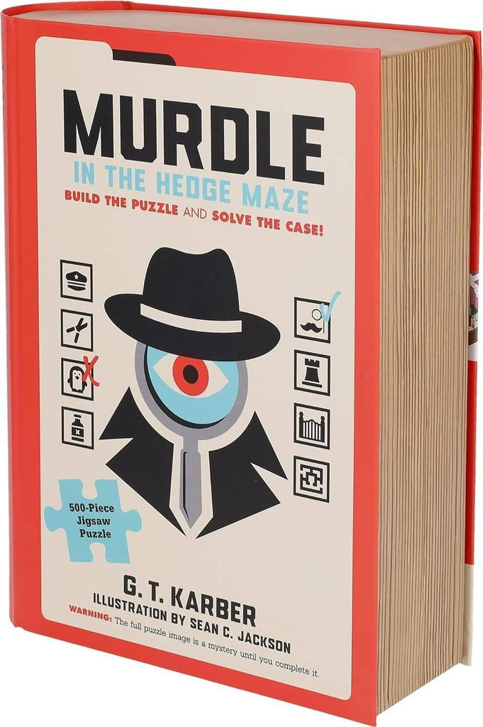 Chronicle Books: Murdle in the Hedge Maze Puzzle (500pc Jigsaw)