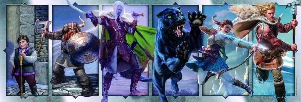 Clementoni: Dungeons & Dragons - Panorama Puzzle (1000pc Jigsaw)