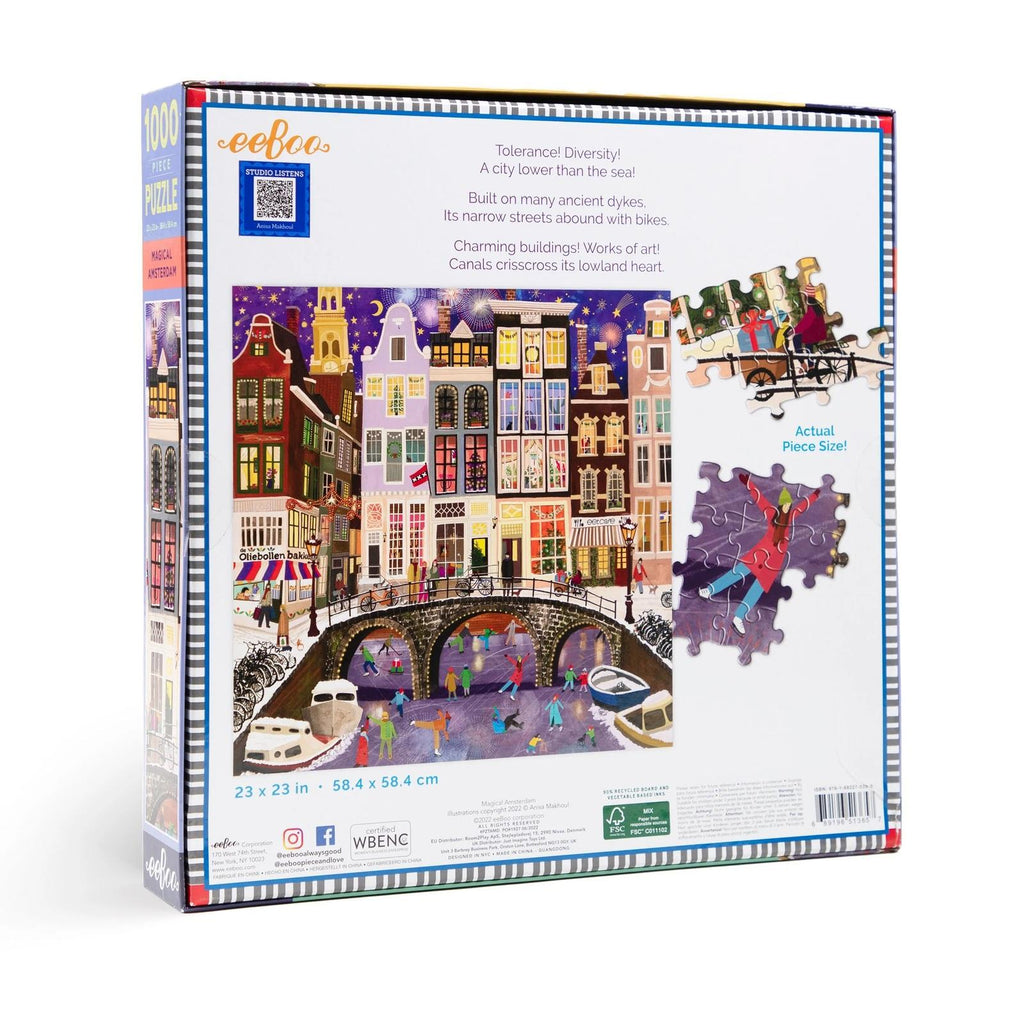 eeBoo: Magical Amsterdam (1000pc Jigsaw)