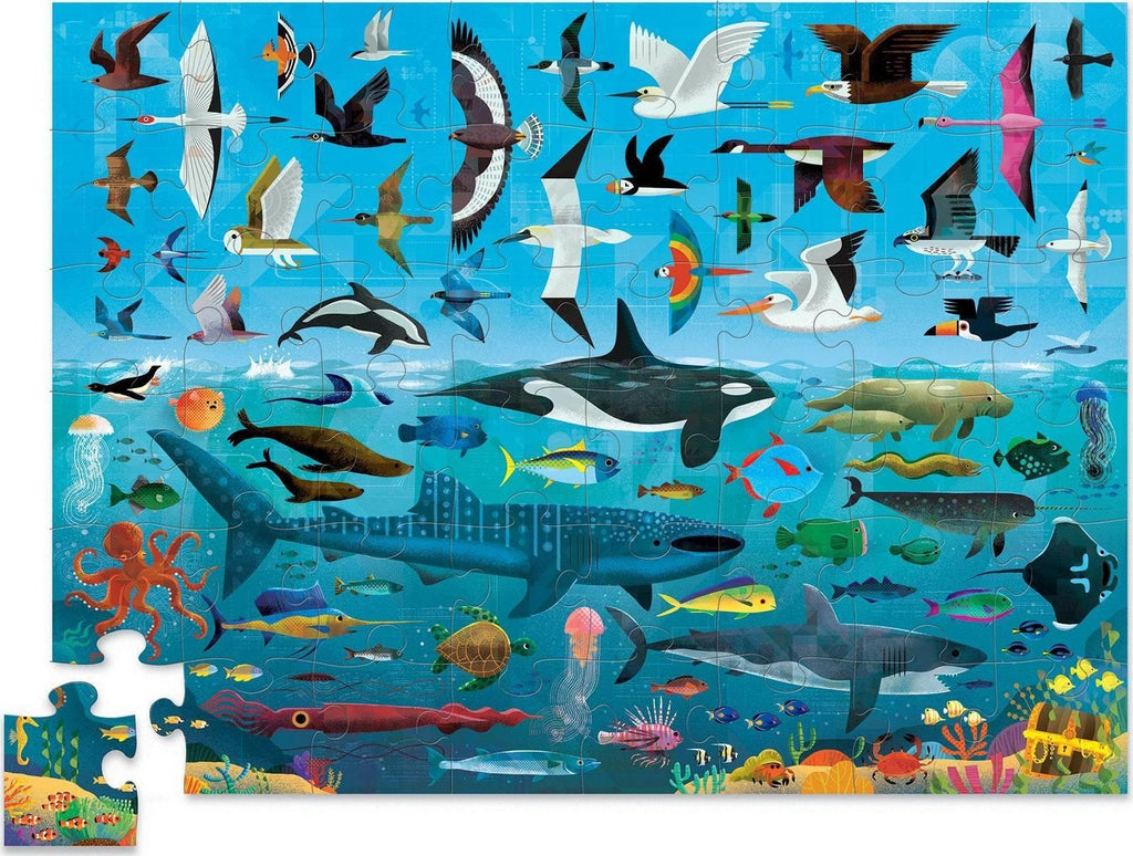 Crocodile Creek: Above & Below Sea and Sky Puzzle (48pc Jigsaw)