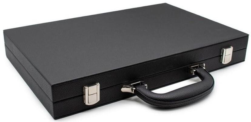 LPG: Leather Backgammon Set - Black