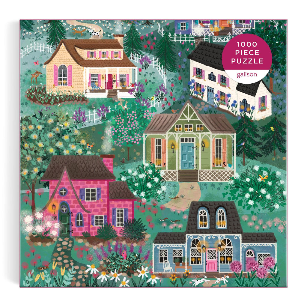 Galison: The Cottage Hills - 1000 Piece Puzzle