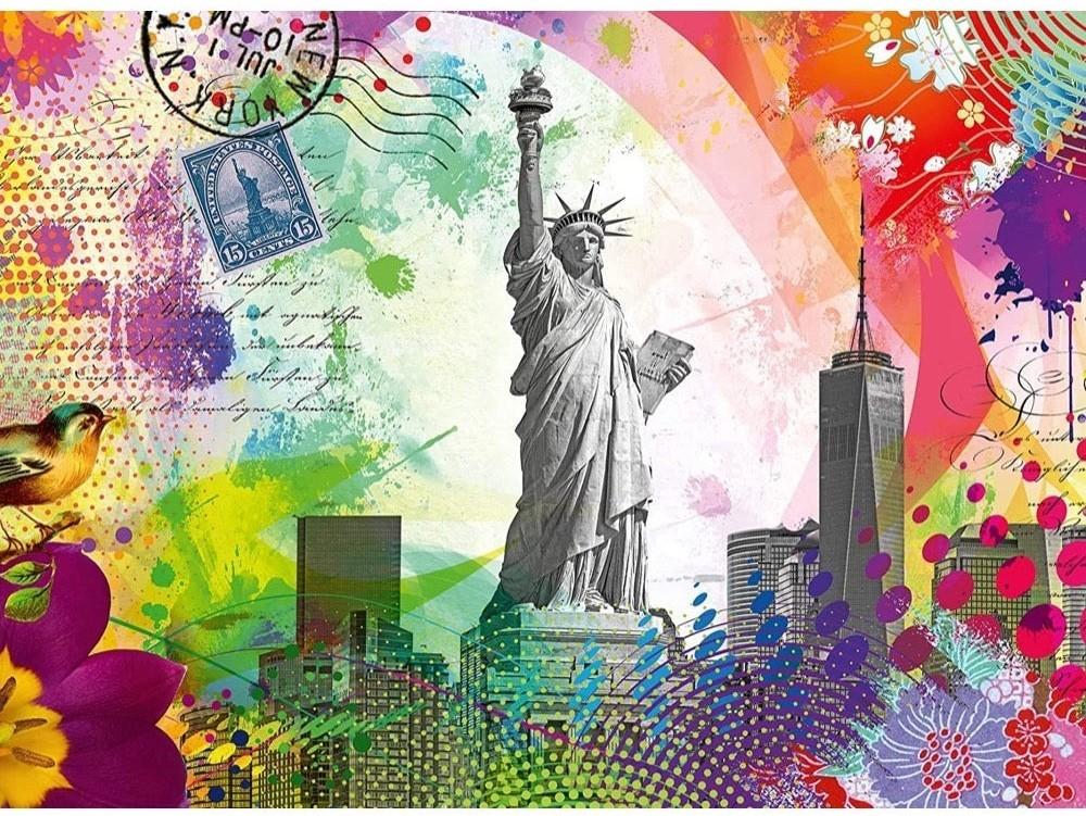 Ravensburger: New York Postcard Puzzle (500pc Jigsaw)