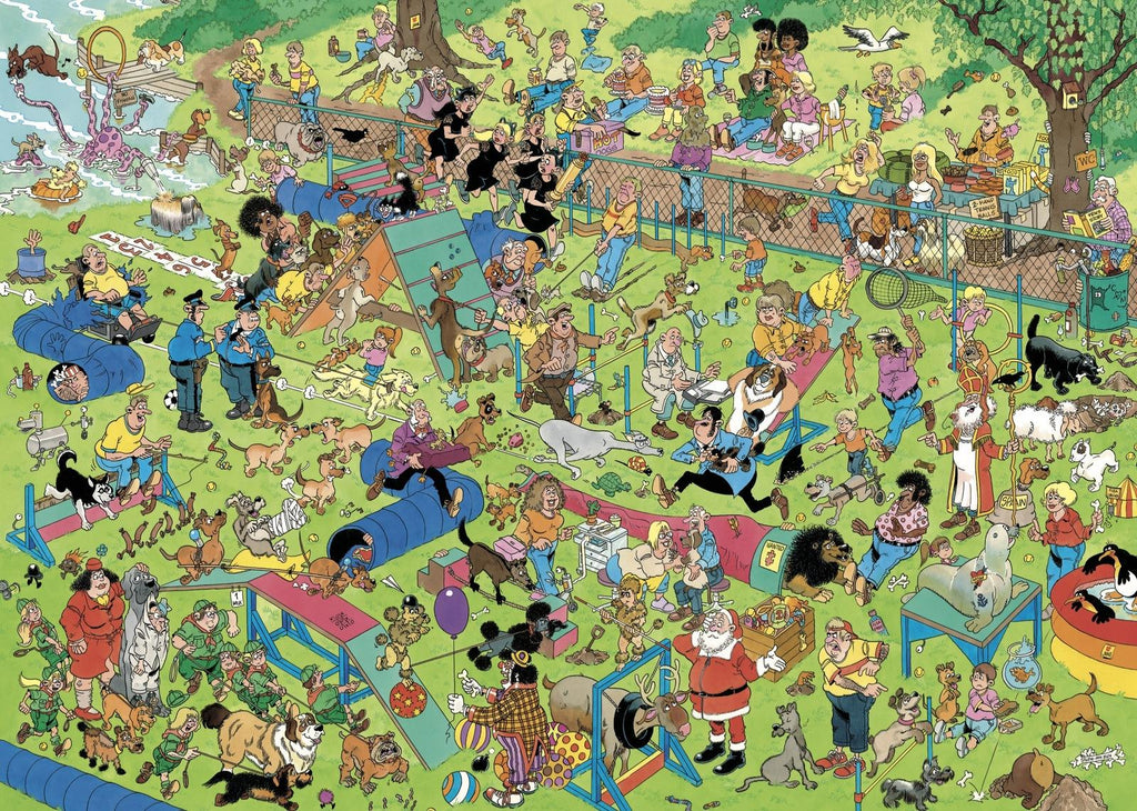 Holdson: Jan Van Haasteren - Dog Parkour Puzzle (1000pc Jigsaw)