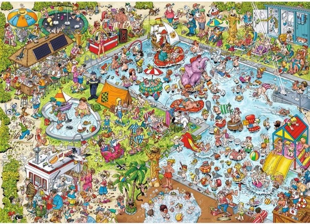 Ravensburger: Holiday Resort - The Pool Puzzle (1000pc Jigsaw)