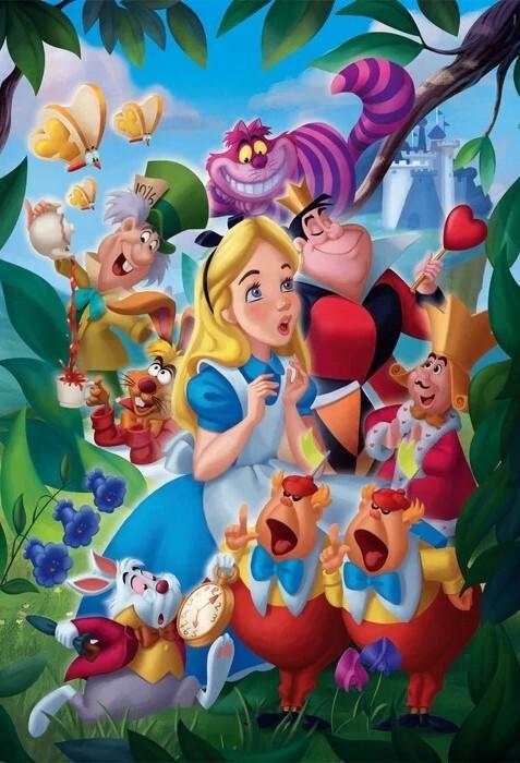 Clementoni: Disney Alice in Wonderland Puzzle (1000pc Jigsaw)
