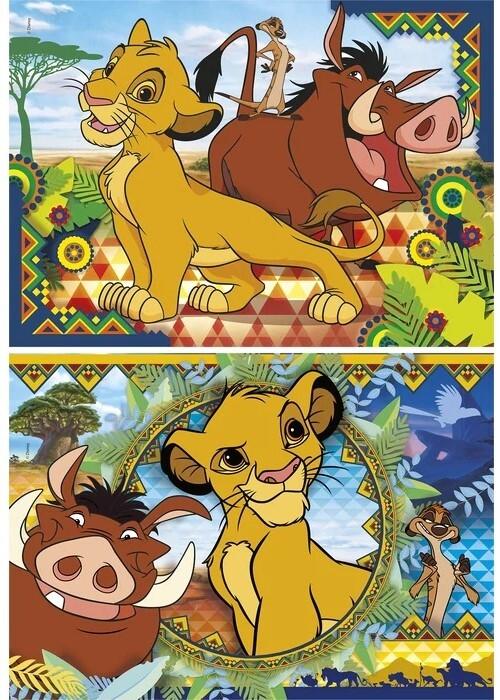 Clementoni: The Lion King - Puzzles (2x60pc Jigsaws)