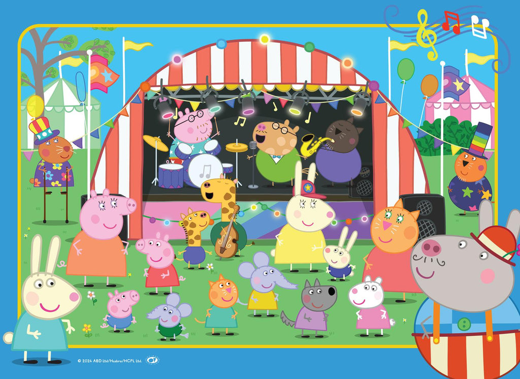 Holdson: Peppa Pig - Frame Tray Puzzles (4x35pc Jigsaws)