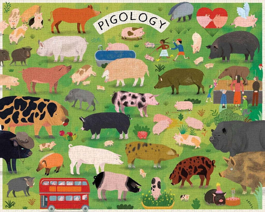 Princeton Architectural Press: Pigology Puzzle (1000pc Jigsaw)