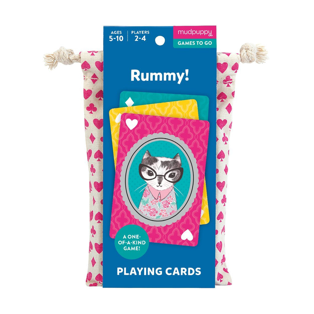 Mudpuppy: Rummy! - Playing Cards