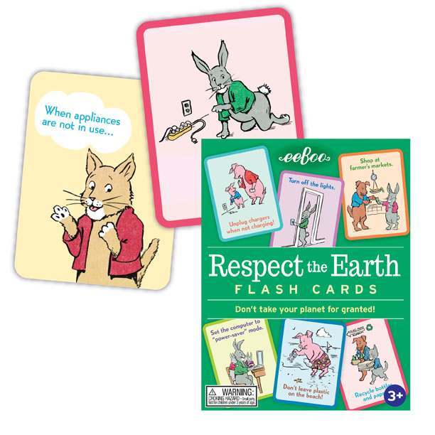 eeBoo: Respect The Earth - Flash Cards