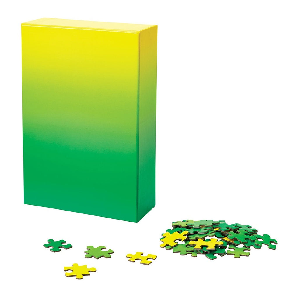 Areaware: 500-Piece Gradient Puzzle – Green Yellow