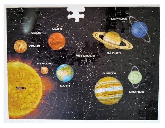 Solar System Puzzle with Magnetic Pieces (100pc)