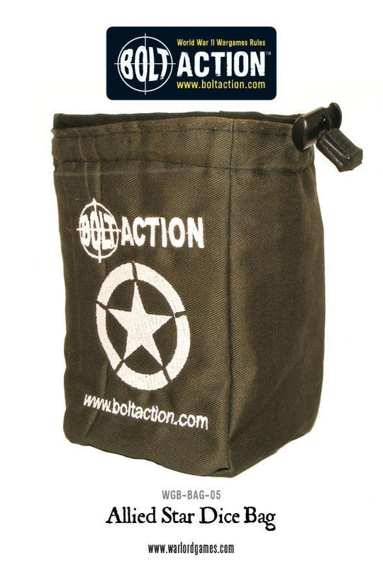 Bolt Action Allied Star Dice Bag