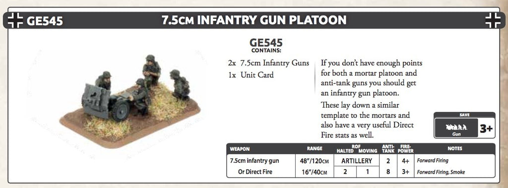 7.5cm Infantry Gun Platoon