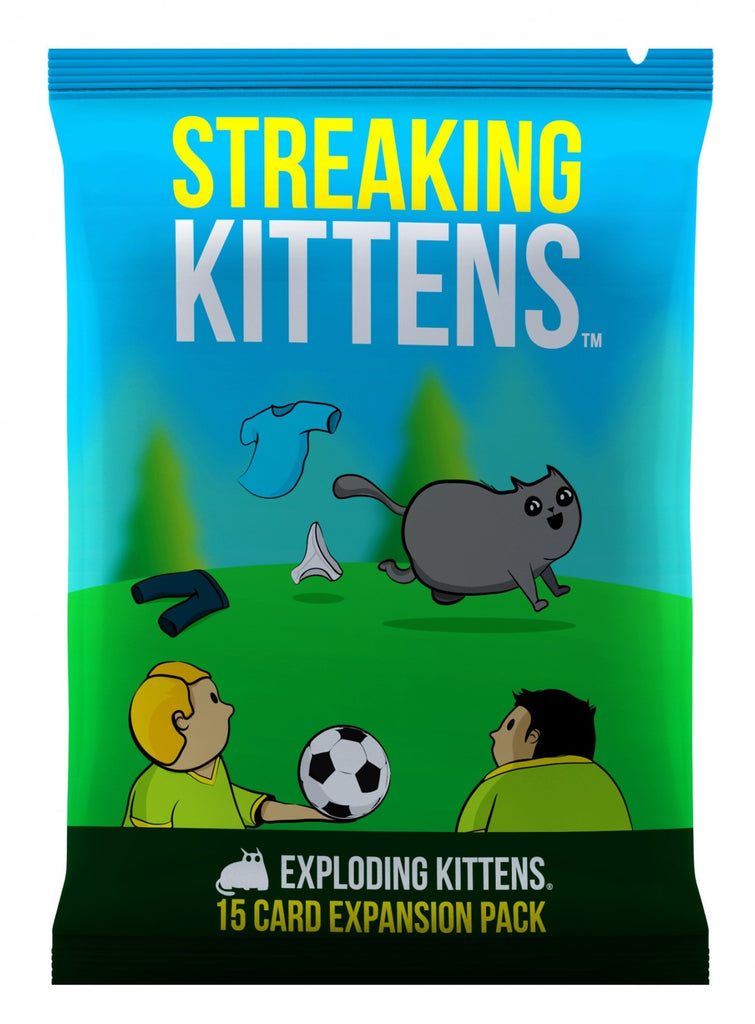 Streaking Kittens: Exploding Kittens (15 Card Expansion Pack)