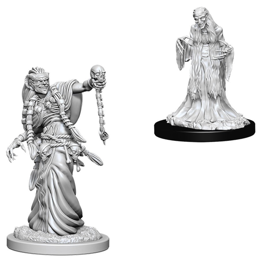 D&D Nolzurs Marvelous: Unpainted Miniatures - Green Hag & Night Hag