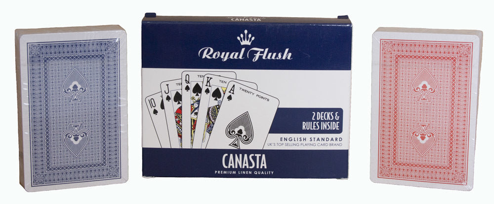 Royal Flush: Canasta Playing Cards (2-Pack)