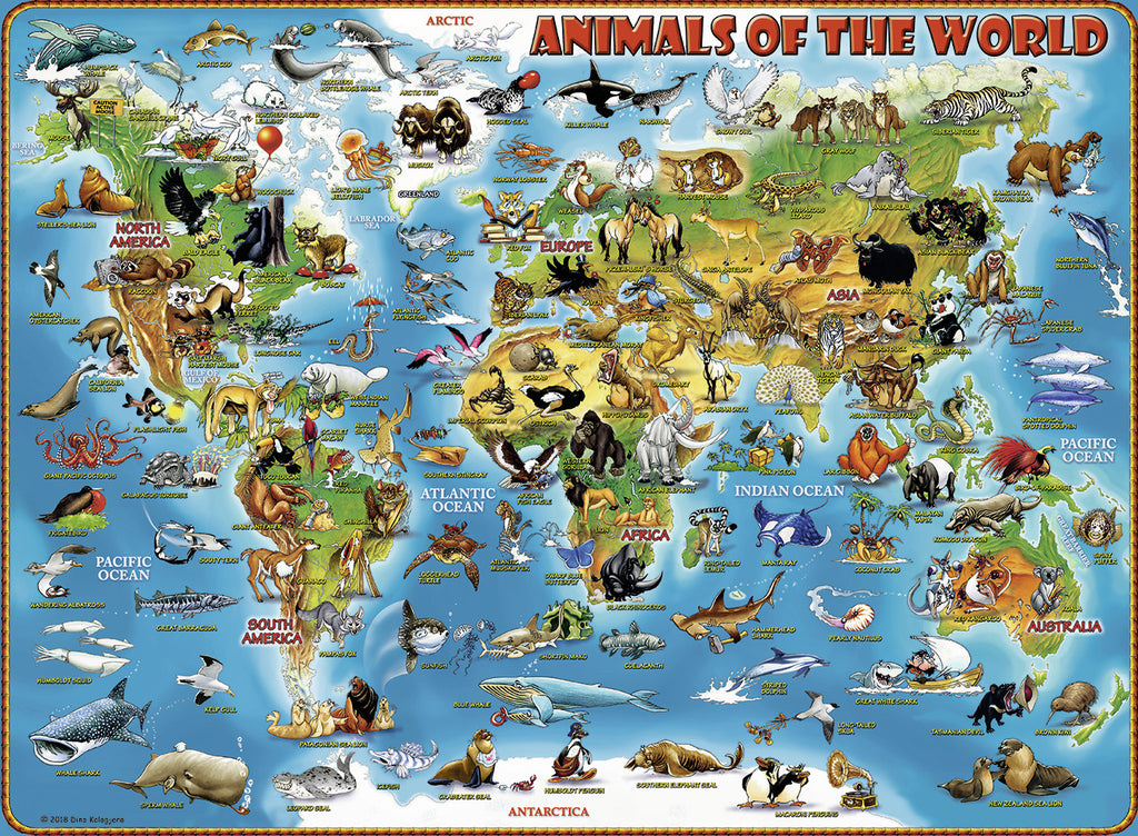 Ravensburger: Animals of the World (300pc Jigsaw)