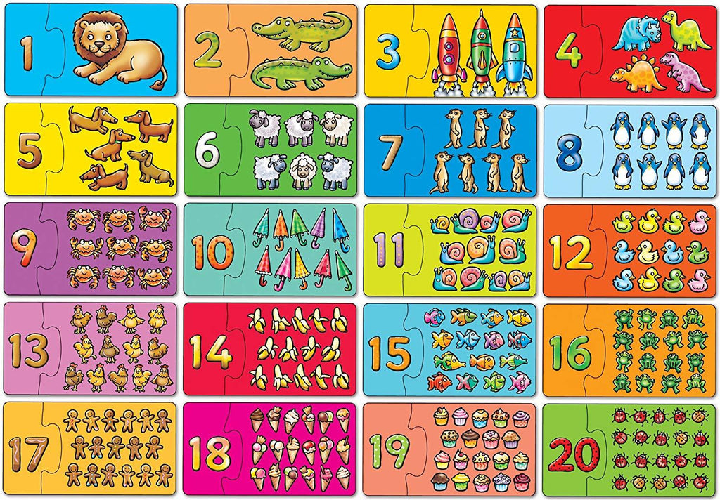 Orchard Toys: Match And Count - Jigsaw Game