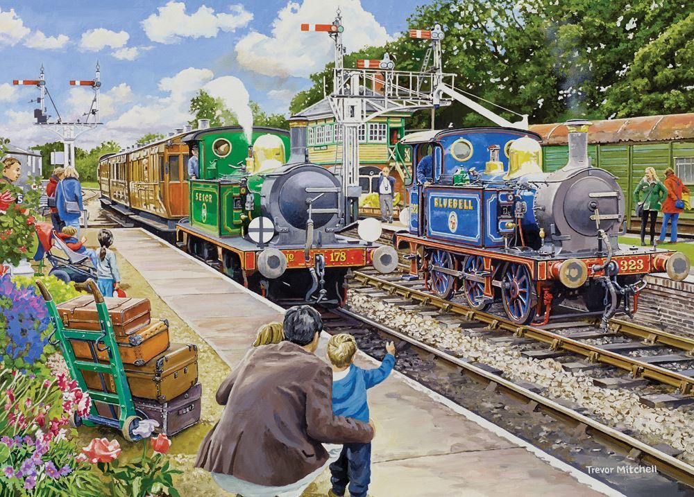 At the Station: Horsted Keynes on the Bluebell Railway (500pc Jigsaw)