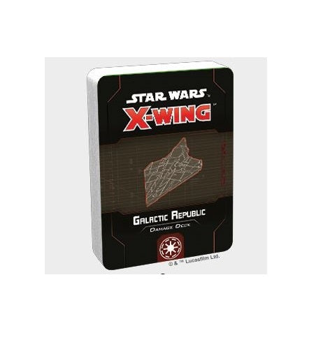 Star Wars X-Wing Second Edition Galactic Republic Damage Deck