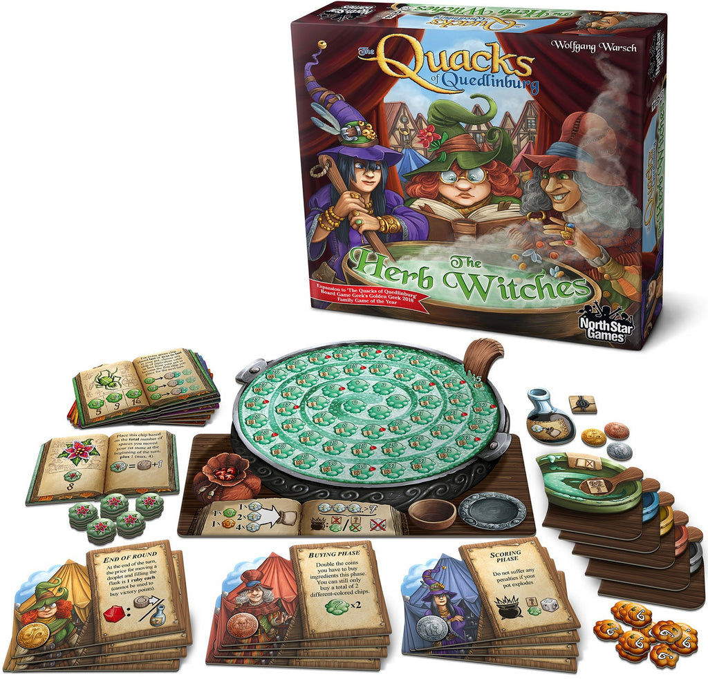 The Quacks of Quedlinburg: The Herb Witches (Expansion)