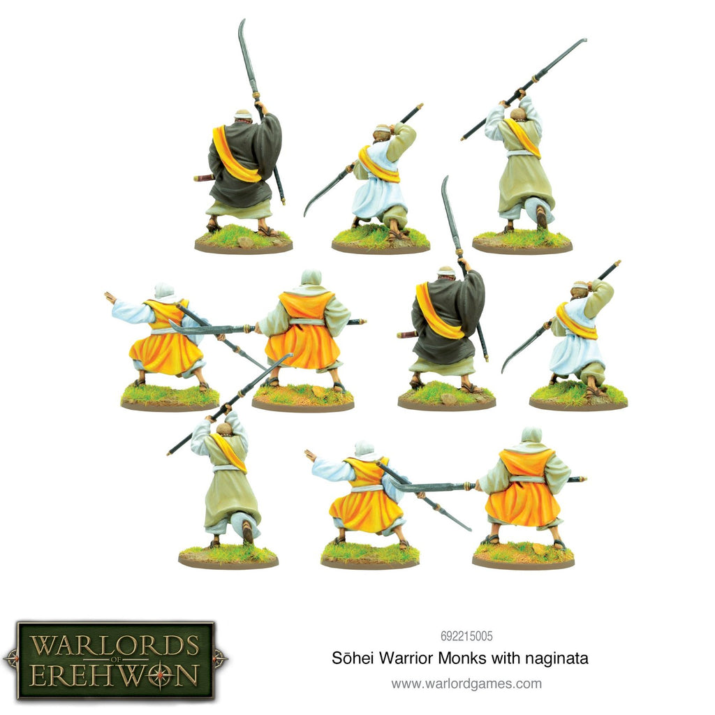 Warlords of Erehwon: Sohei Warrior Monks with naginata
