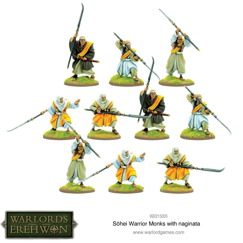 Warlords of Erehwon: Sohei Warrior Monks with naginata
