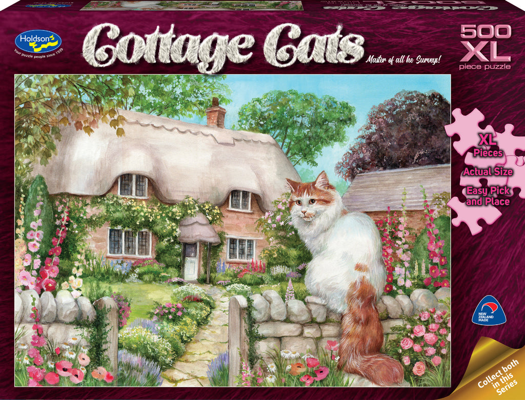 Cottage Cats: Master of All He Surveys! (500pc Jigsaw)