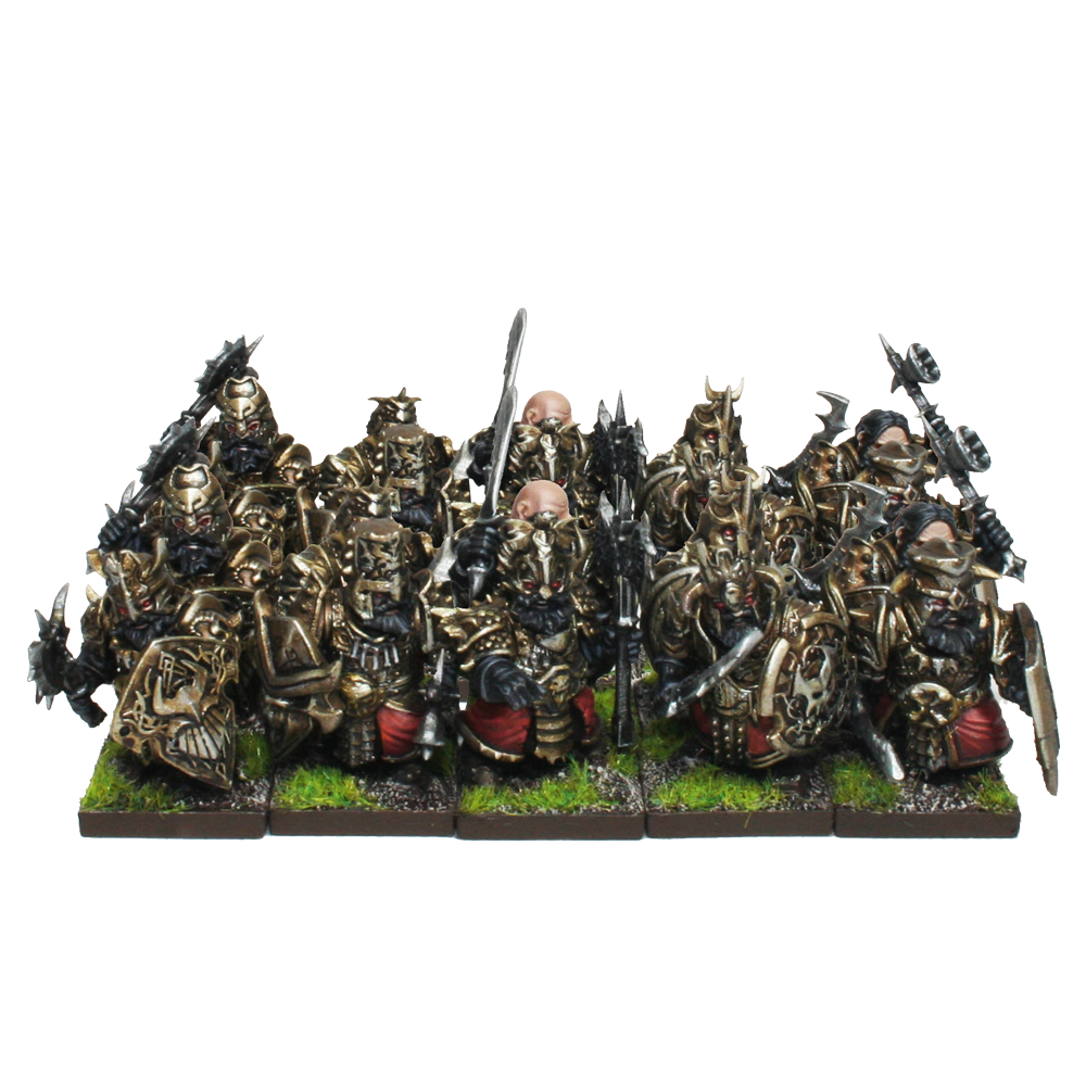 Kings Of War: Abyssal Dwarf Blacksouls Regiment