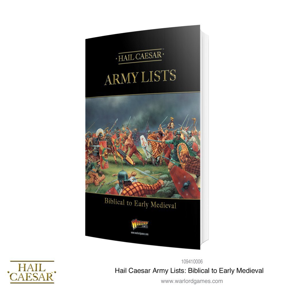 Hail Caesar Army Lists: Biblical to Early Medieval (Paperback / softback)