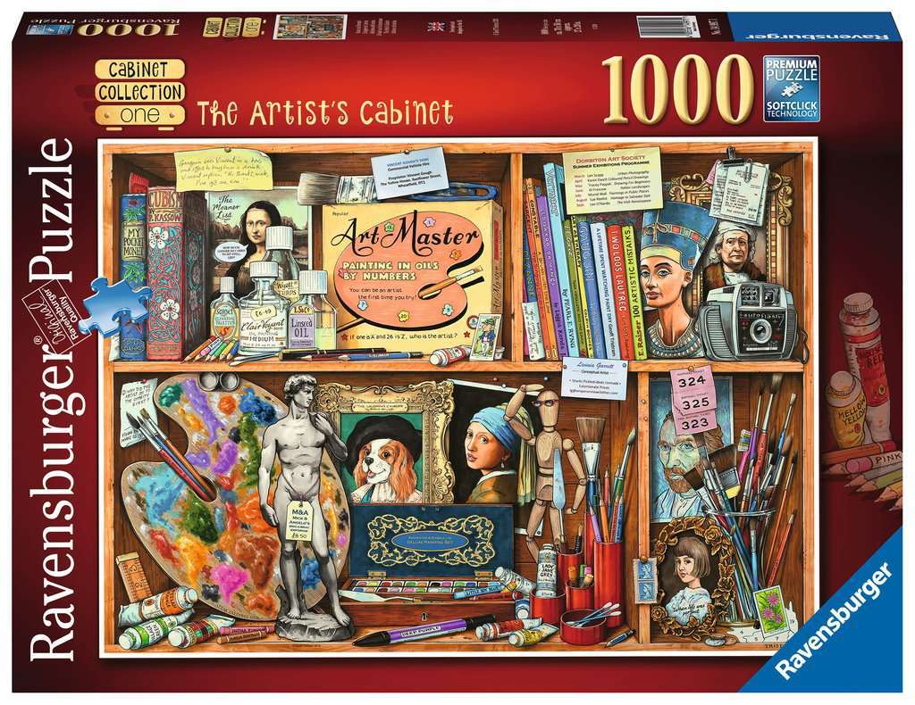 Ravensburger: Cabinet Collection #1 - The Artist's Cabinet (1000pc Jigsaw)