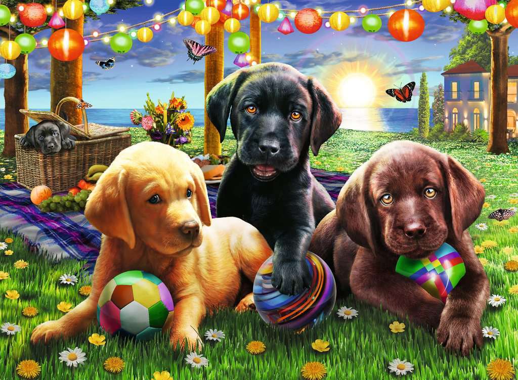 Ravensburger: Puppy Picnic (100pc Jigsaw)