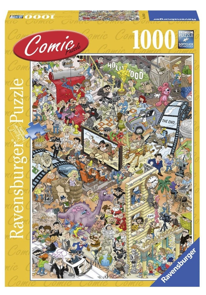 Ravensburger: Comic Puzzle - Hollywood (1000pc)