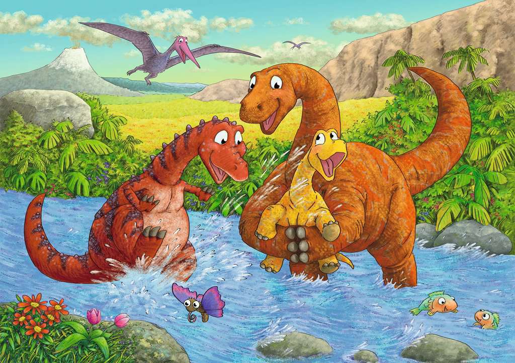 Ravensburger: Dinosaurs at Play (2x24pc Jigsaws)