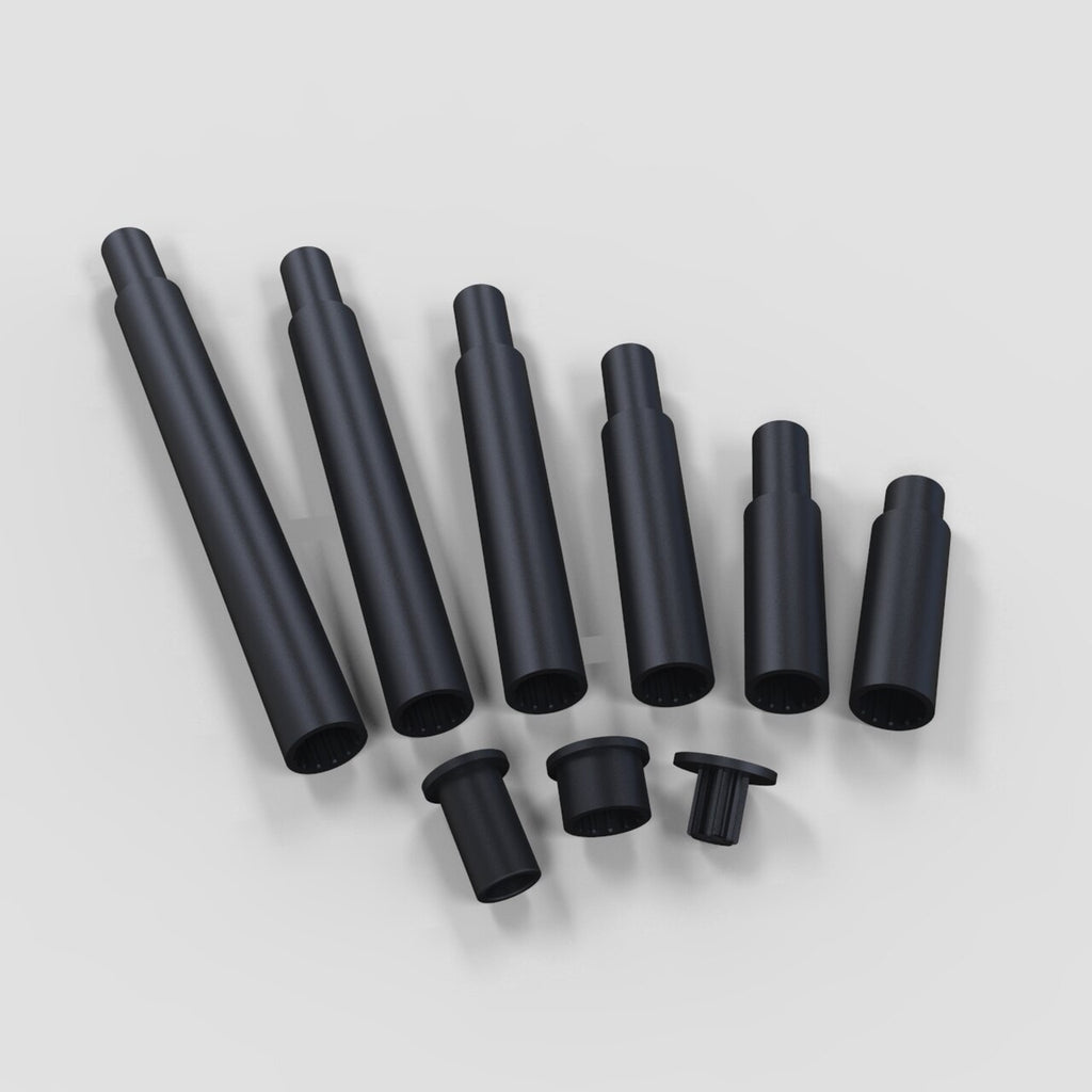 Battlefoam: P.A.C.K. 720 Molle with Magna Rack Sliders Load Out - Black