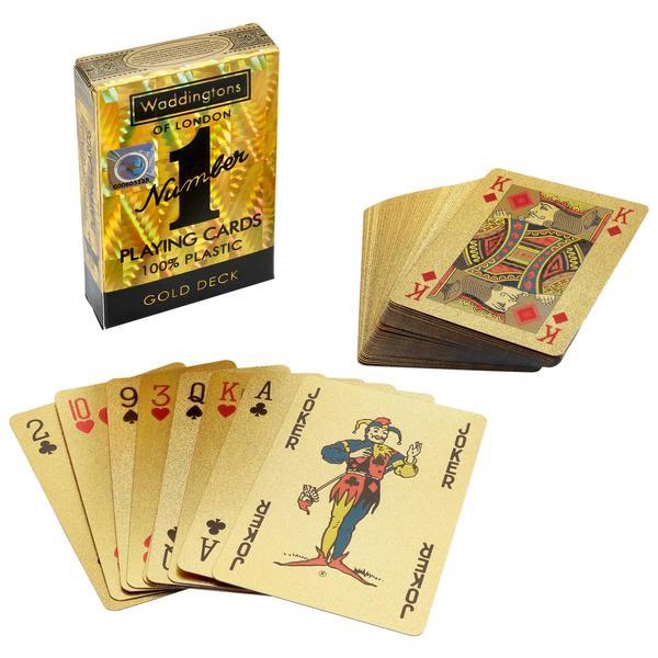 Waddingtons: Number 1 - Playing Cards (Gold Deck)