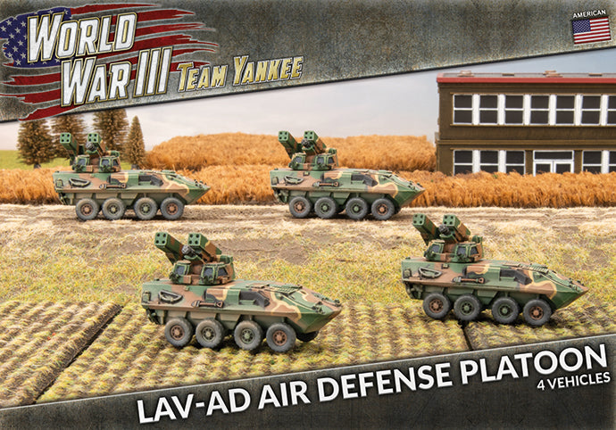 Flames of War: Team Yankee - LAV-AD Air Defense Platoon (x4 Plastic)