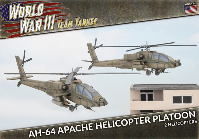 Flames of War: Team Yankee - AH-64 Apache Helicopter Platoon (x2 Plastic)