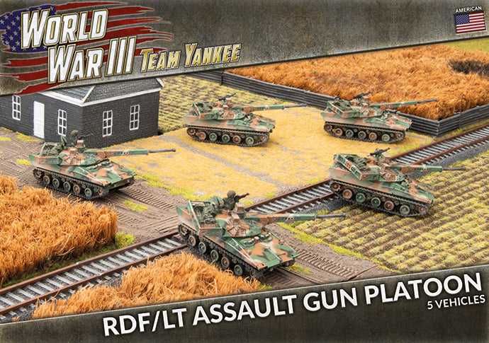 Flames of War: Team Yankee - RDF/LT Assault Gun Platoon (x5)