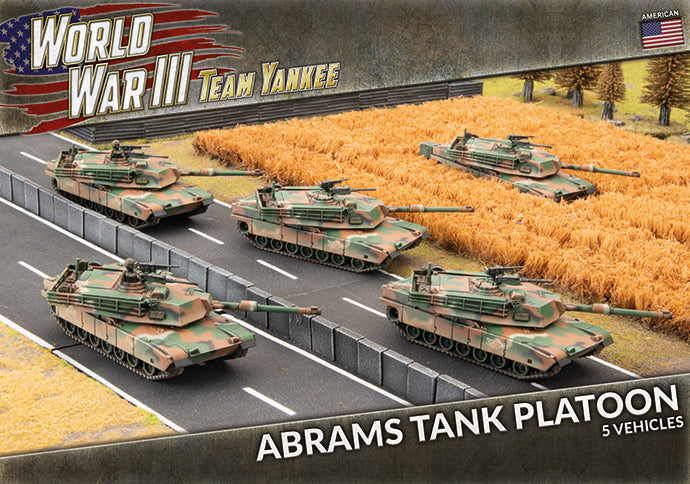 Flames of War: Team Yankee - M1A1 Abrams Tank Platoon (x5 Plastic)