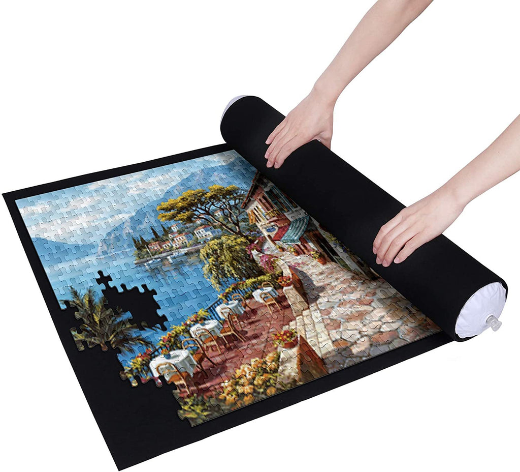 Puzzle Mat Roll for 500-1500 Pieces - Black